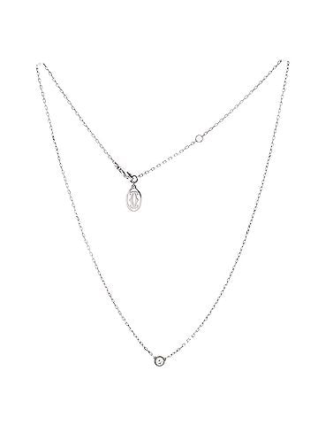 Cartier Cartier D'Amour Pendant Necklace 18K White Gold with Diamond Small (view 2)