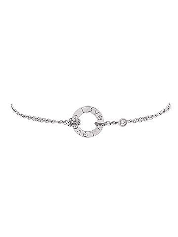 Cartier 2 Diamonds Love Bracelet 18K White Gold with Diamonds (view 1)