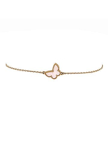 Van Cleef & Arpels Sweet Alhambra Butterfly Bracelet 18K Yellow Gold and Mother of Pearl (view 1)
