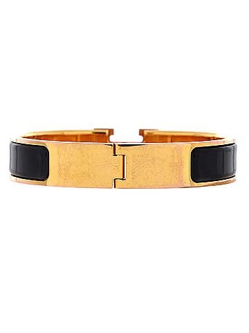 Hermès Clic H Bracelet Enamel Narrow (view 2)