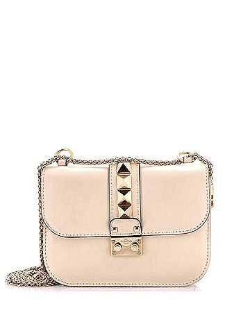 Valentino Garavani Glam Lock Shoulder Bag Leather Small (view 1)