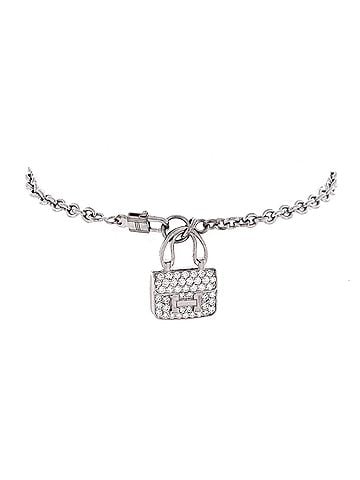 Hermès Amulettes Constance Bracelet 18K White Gold with Diamonds (view 1)