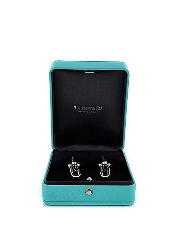 Tiffany & Co. Hardwear Link Earrings Sterling Silver Large (view 2)