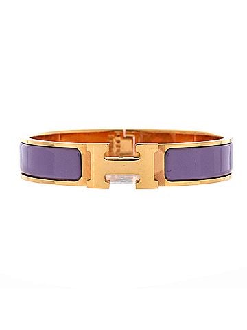 Hermès Clic H Bracelet Enamel Narrow (view 1)