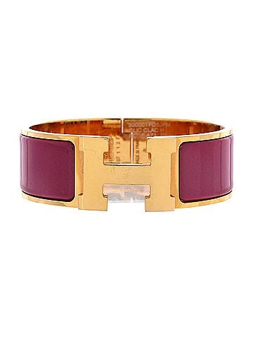 Hermès Clic H Bracelet Enamel Wide (view 1)