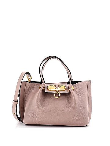Valentino Garavani VLogo Escape Tote Leather Small (view 1)
