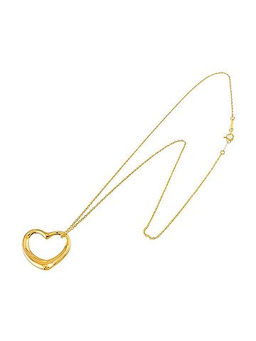 Tiffany & Co. Tiffany &amp; Co. Heart Necklace, 22mm wide, 40cm length, 18K Yellow Gold (750) Open Necklace (view 2)