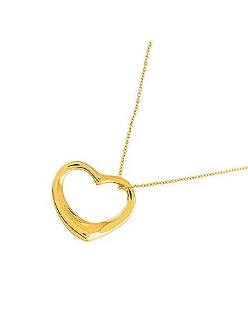 Tiffany & Co. Tiffany &amp; Co. Heart Necklace, 22mm wide, 40cm length, 18K Yellow Gold (750) Open Necklace (view 1)