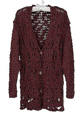 Free People 2022 NWT V-Neck Open Crochet Knit Button Front Knit Sweater XS Boho Whimsigoth Grunge Indie Sleaze Cardigan (view 2)