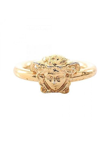 Versace Versace Medusa Ring - Gold Plated Jewelry for Women (Gold Tone) (view 1)
