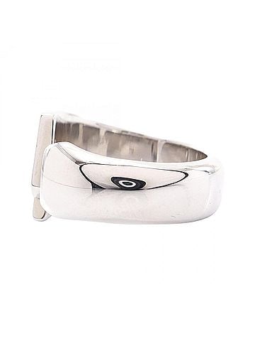 Hermès Hermes Carousel Ring - Metal Jewelry for Men and Women Silver/Orange Tones (view 2)