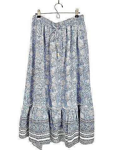 Vince. Linen Midi Casual Skirt (view 1)