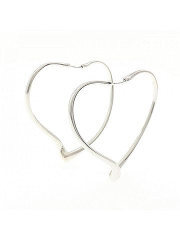 Tiffany & Co. Tiffany Open Heart Hoop Earrings (view 1)