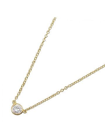 Tiffany & Co. Tiffany &amp; Co. By the Yard Diamond Necklace, 18K (Yellow Gold), Diamond, Women's, Gold Tone, Clear Tone (view 1)