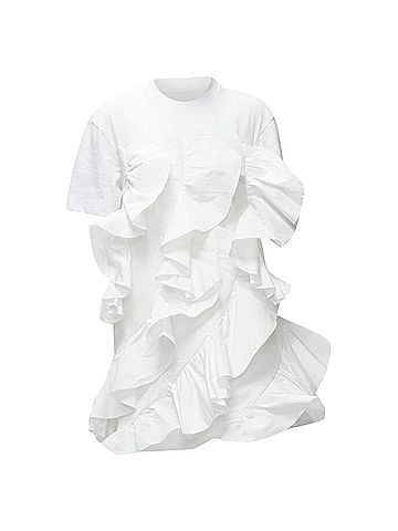 Alexander McQueen Alexander Mcqueen 2022 Spiral Ruffle Dress (view 1)