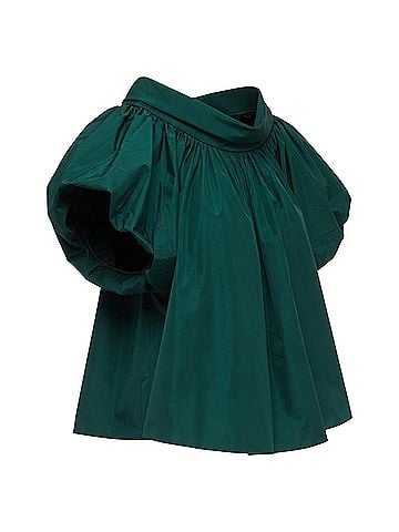 Alexander McQueen Alexander Mcqueen Puff Sleeve Flare Top (view 1)