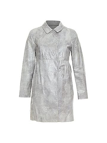 Miu Miu Miu Miu 2007 Leather A-Line Long Coat (view 1)