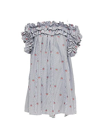 Alexander McQueen Alexander Mcqueen 2017 Ruffle Tent Dress (view 1)