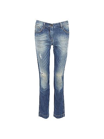 Dolce & Gabbana Dolce Gabbana Logo Plate Denim Jeans (view 1)