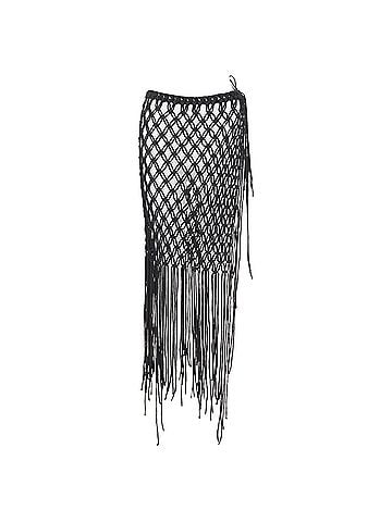 Dries Van Noten Dries Van Noten 2023 Runway Macrame Fringe Skirt (view 1)