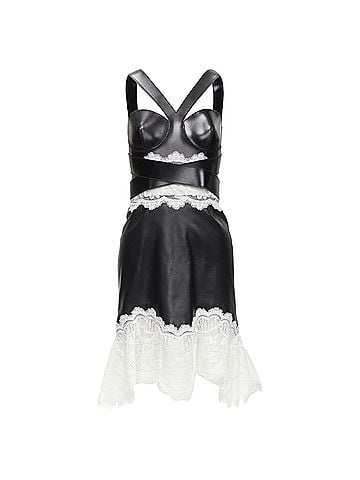 Alexander McQueen Alexander Mcqueen 2020 Leather Bustier Gown (view 1)