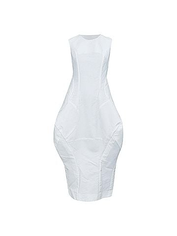 Comme des Garçons Comme Des Garcons 2018 White Balloon Panel Dress (view 1)