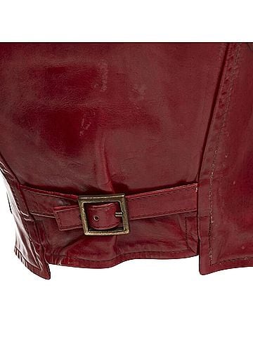 Dsquared2 Dsquared2 Distressed Leather Crop Vest (view 2)
