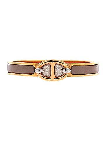 Hermès Mini Clic Chaine d'Ancre Bracelet Metal and Enamel (view 1)