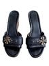 Tory Burch 100% Leather Black Wedges Size 6 - photo 3