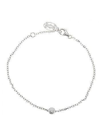 Cartier Cartier d'Amour Diamond Bracelet SM - Accessory 18KWG (White Gold) Women's Silver/Clear Tone (view 1)