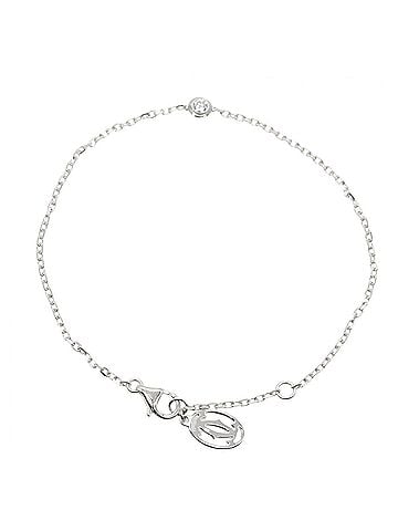 Cartier Cartier d'Amour Diamond Bracelet SM - Accessory 18KWG (White Gold) Women's Silver/Clear Tone (view 2)