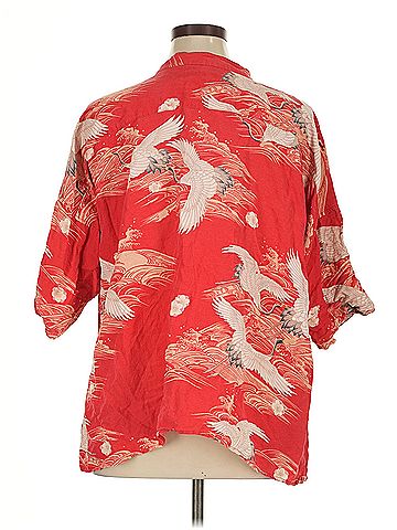 Citron Citron 3/4 Sleeve Silk Top (view 2)