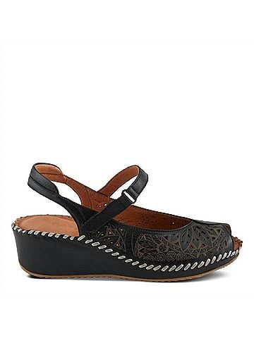 Spring Step Women's Santonio Sandals in Black (view 1)