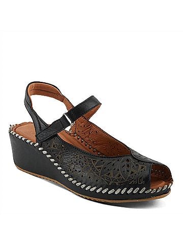 Spring Step Women's Santonio Sandals in Black (view 2)