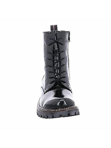 Josef Seibel Women's Marta 02 Combat Boot in Black Patent (view 2)