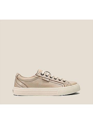 Taos Women's Plim Soul Lux Sneaker in Oyster (view 2)