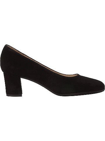 Eric Michael Women's Abby Block Heel Pump in Black Patent (view 1)