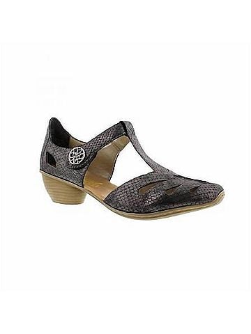 Rieker Women's Mary Jane Bar Shoes in Grey (view 2)