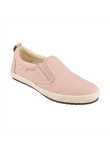 Taos Women's Dandy Sneaker in Shell Pink Hemp (view 1)