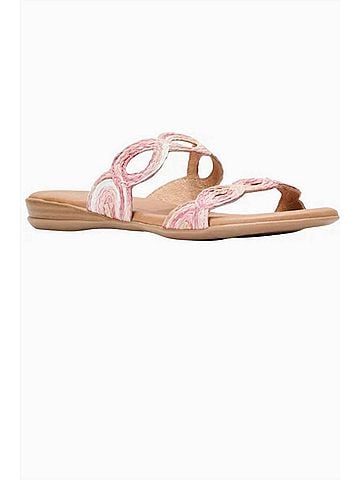 Andre Assous Women's Nizzie Featherweights Sandal in Scarlet Multi (view 2)