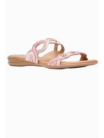 Andre Assous Women's Nizzie Featherweights Sandal in Scarlet Multi (view 2)