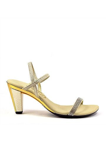 Onex Women's Iced Heel Sandals in Platinum (view 1)