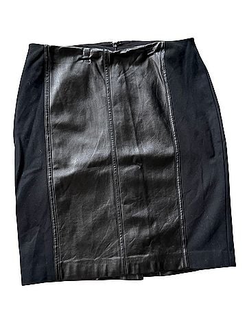 White House Black Market Leather Skirt (view 1)
