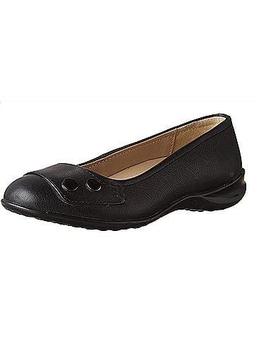 Hush Puppies Women's Lara Bria Slip On Flats in Black (view 2)