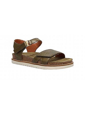 Taos Women's Modern Sandal in Avocado Green (view 2)