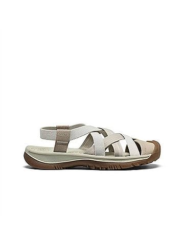 Keen Women's Whisper Lattice Sandals in Plaza Taupe/ Silver Birch (view 1)