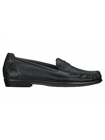 SAS Women's Penny J Slip On Loafer in Black (view 1)