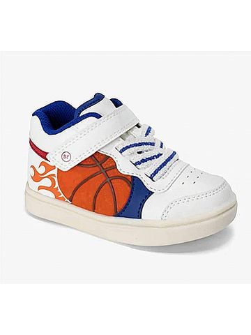 Stride Rite Kids Lighted Hoop Dreams Sneaker 1 Mo in White (view 2)