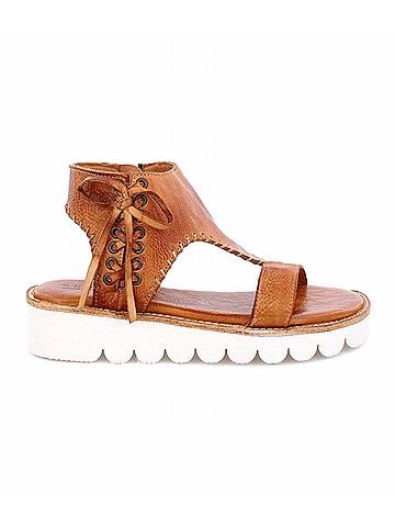 BED|STU Women's Zoe Ii Leather Sandals in Pecan Dip Dye (view 1)