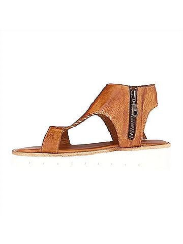 BED|STU Women's Zoe Ii Leather Sandals in Pecan Dip Dye (view 2)